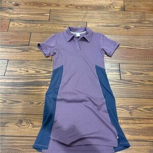 Lole size small purple and navy dress